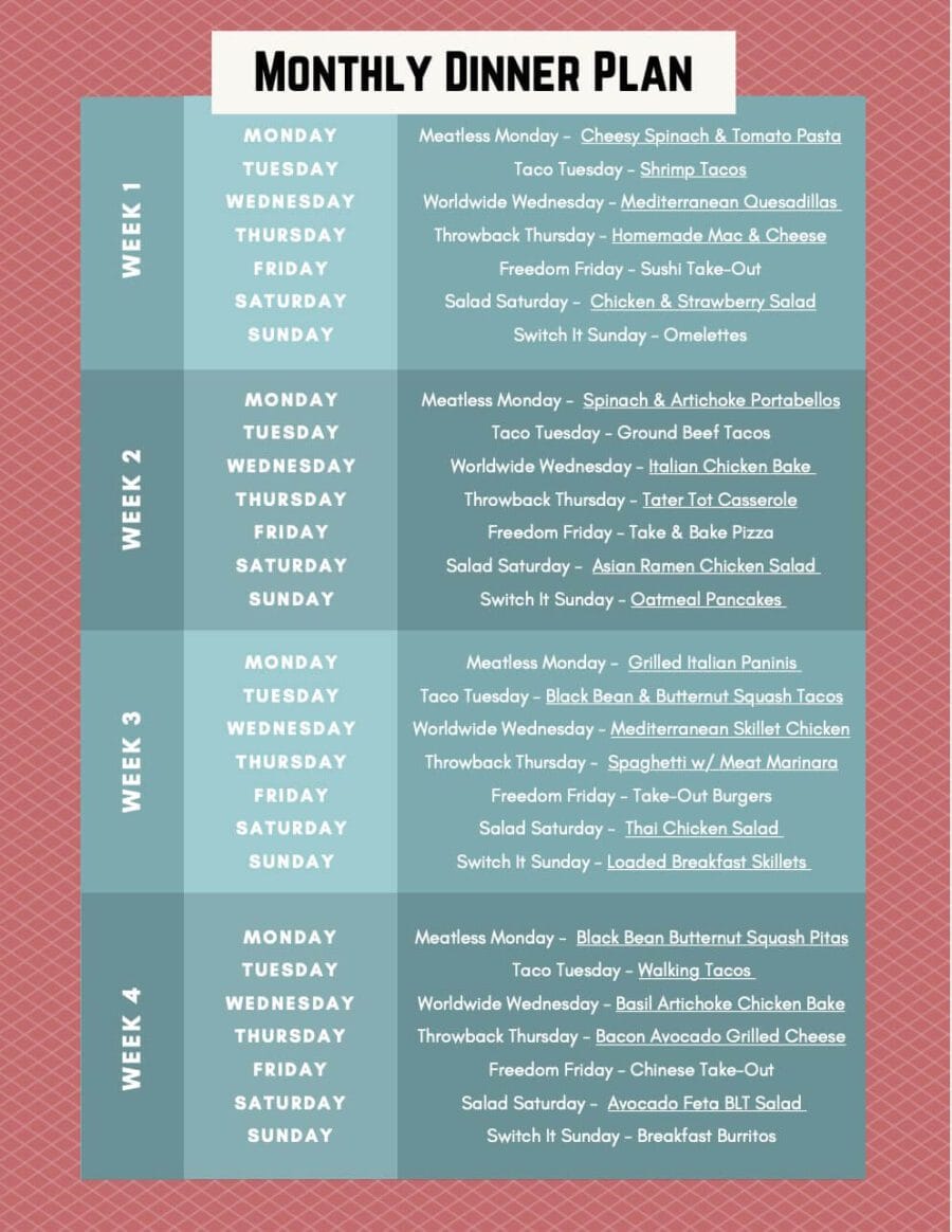 How to Menu Plan Like a Pro [5 Simple Methods That Last!]